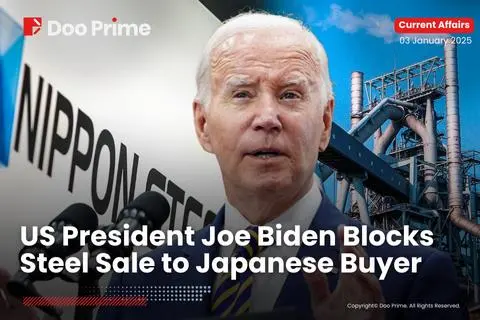 US President Joe Biden Blocks Steel Sale to Japanese Buyer