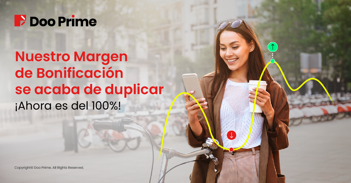 Margen de Bonificación del 100% ahora disponible con Doo Prime